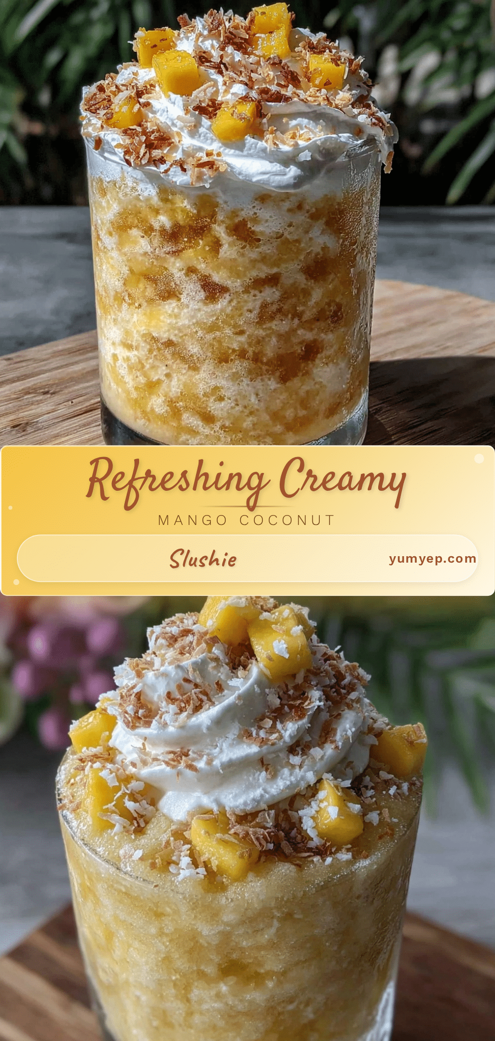 mango coconut slushie recipe