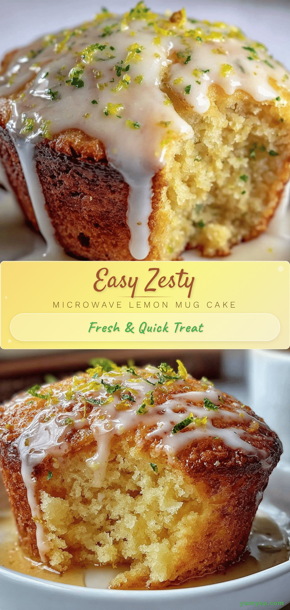 microwave lemon mug cake recipe