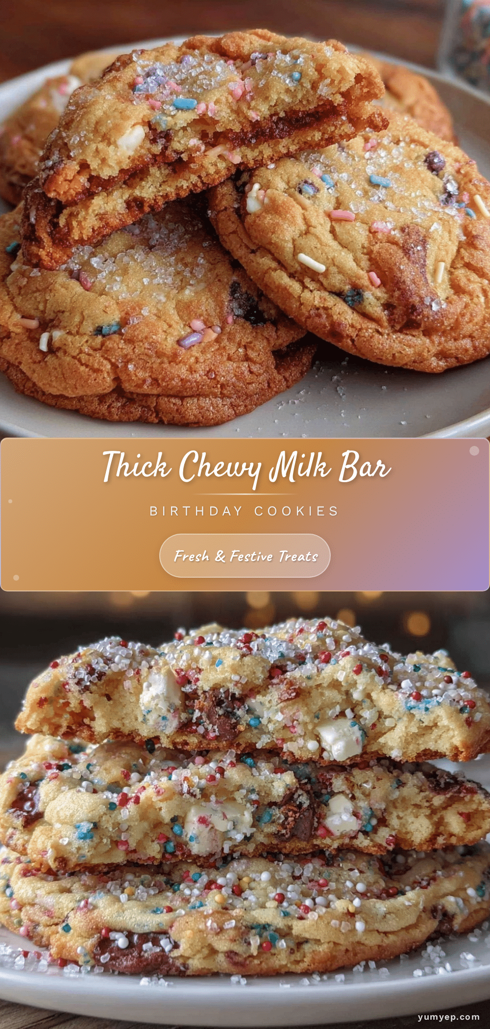 milk bar-style birthday cake cookies recipe