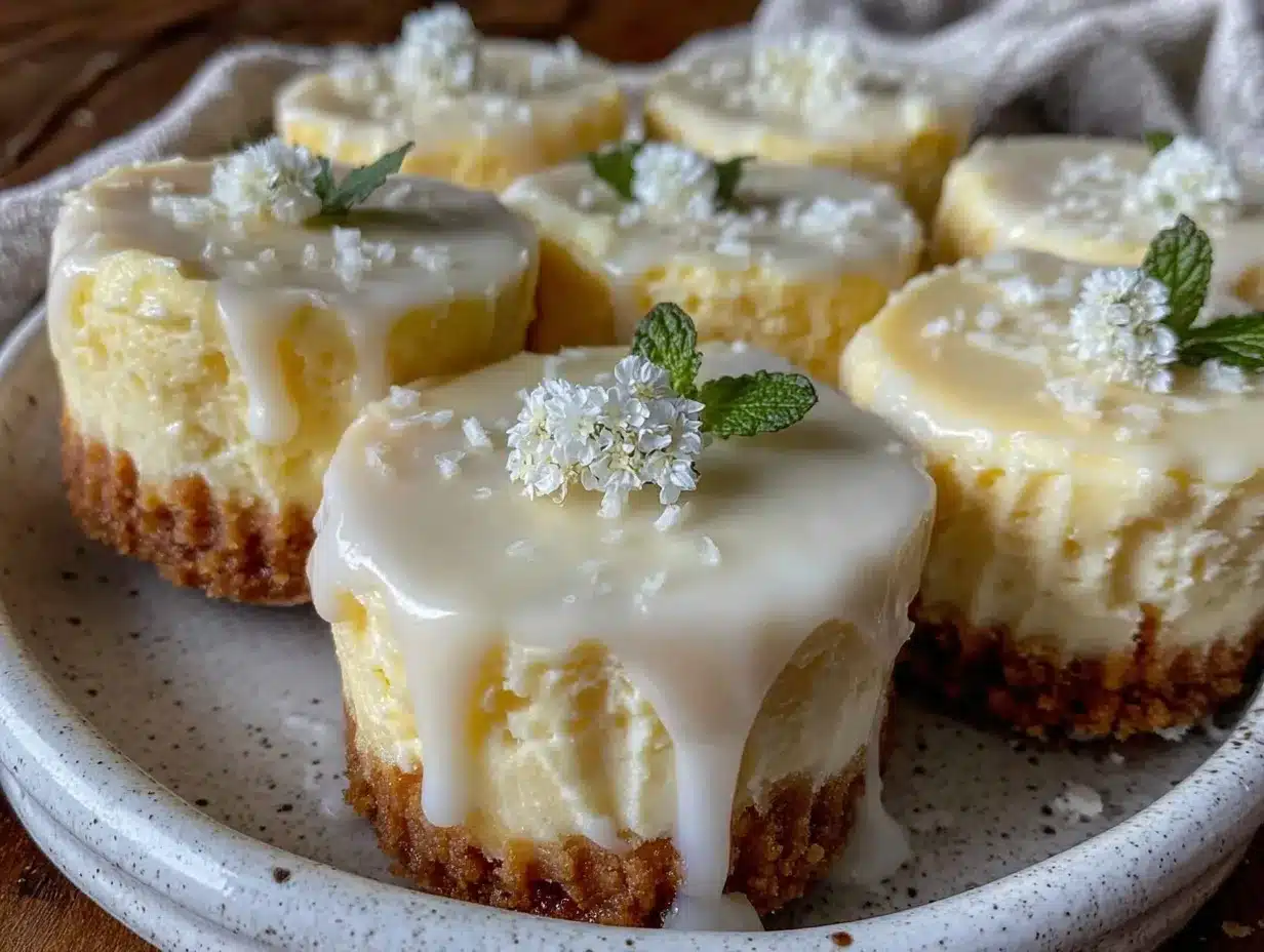 mini first communion cheesecakes preparation steps