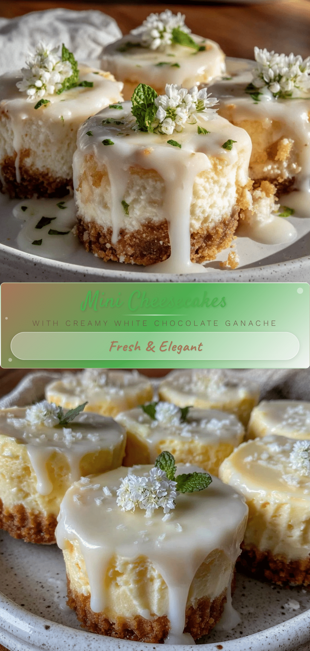 mini first communion cheesecakes recipe