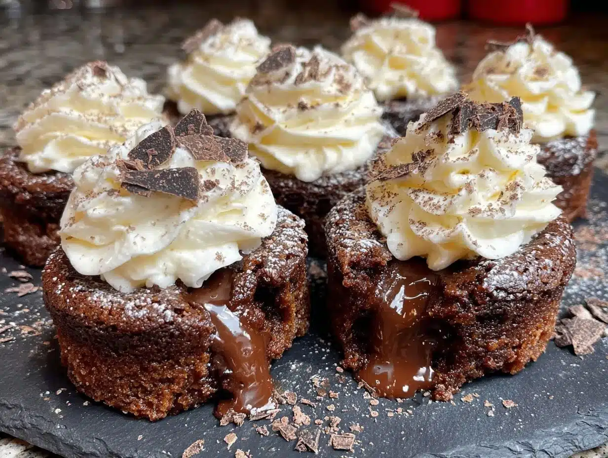 mini guinness chocolate lava cakes preparation steps