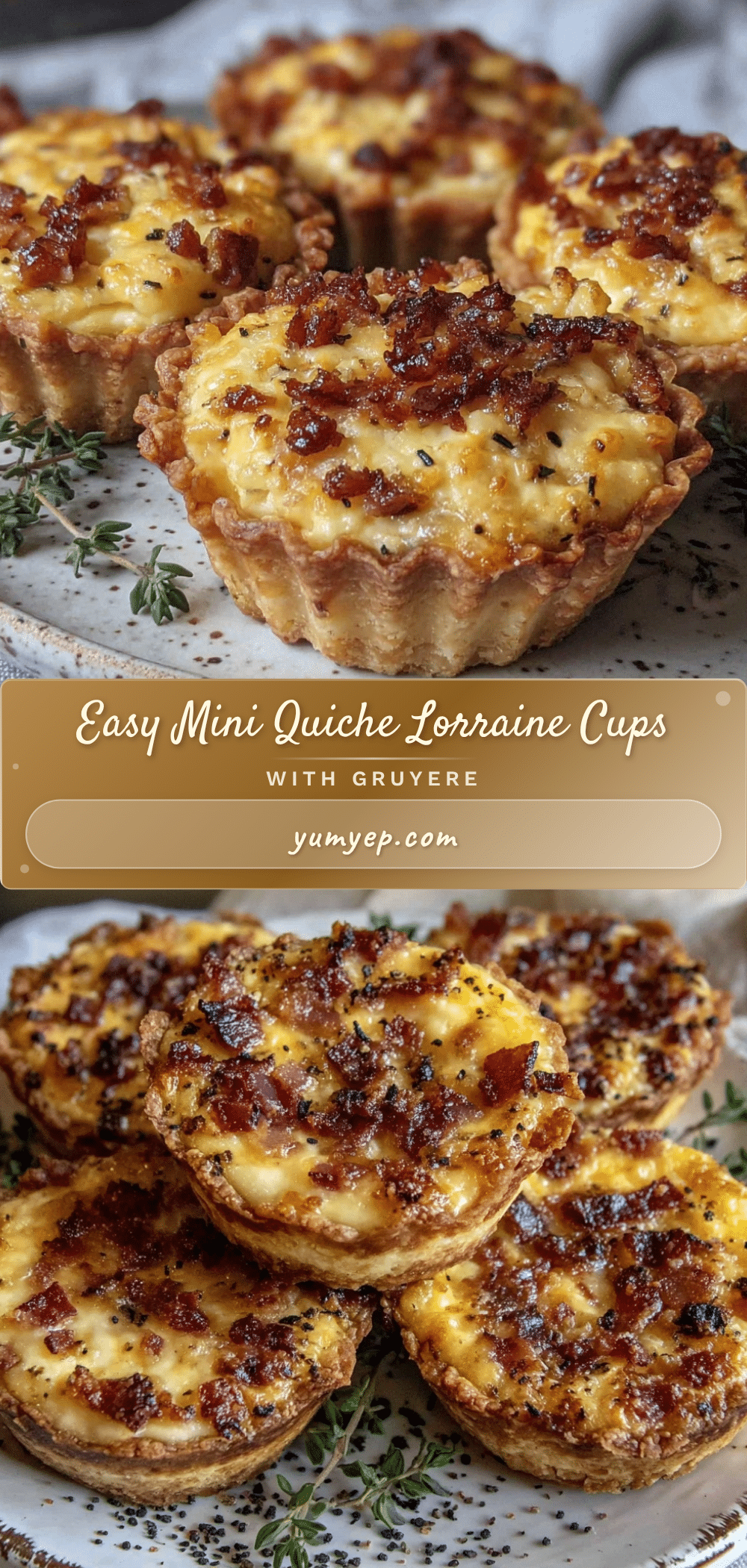 mini quiche lorraine cups recipe