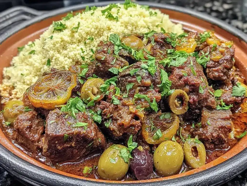 moroccan lamb tagine - featured image