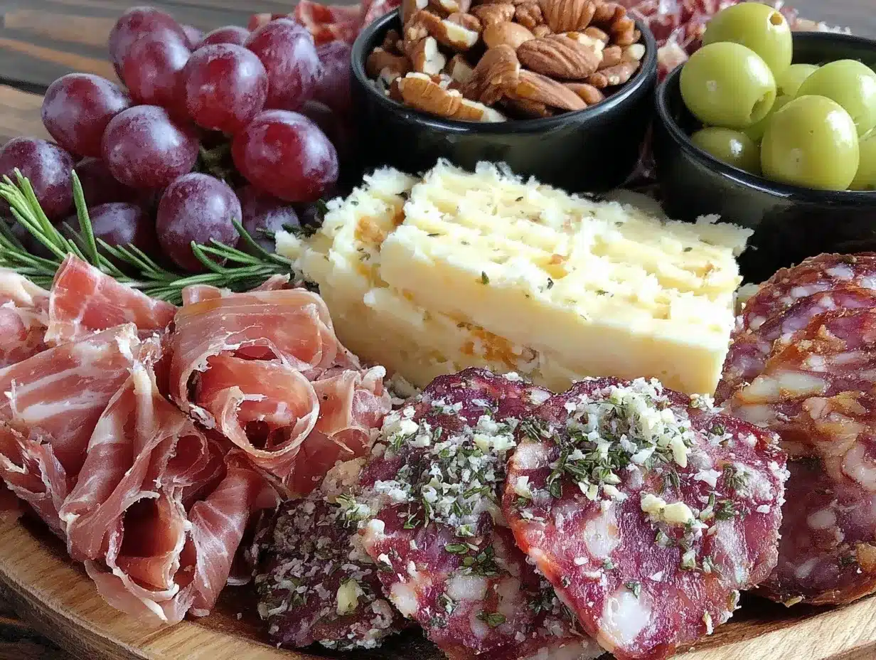 no cook camping charcuterie board preparation steps