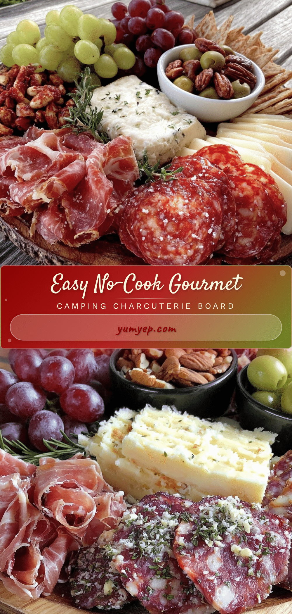 no cook camping charcuterie board recipe