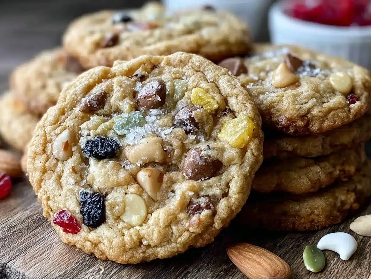 no-refrigeration trail mix cookies preparation steps