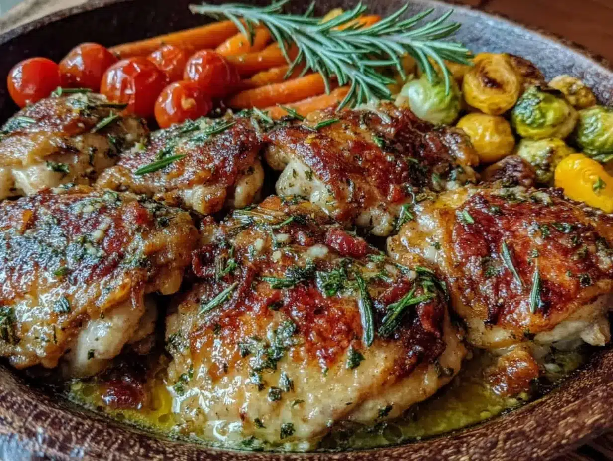 one-pan garlic butter chicken preparation steps