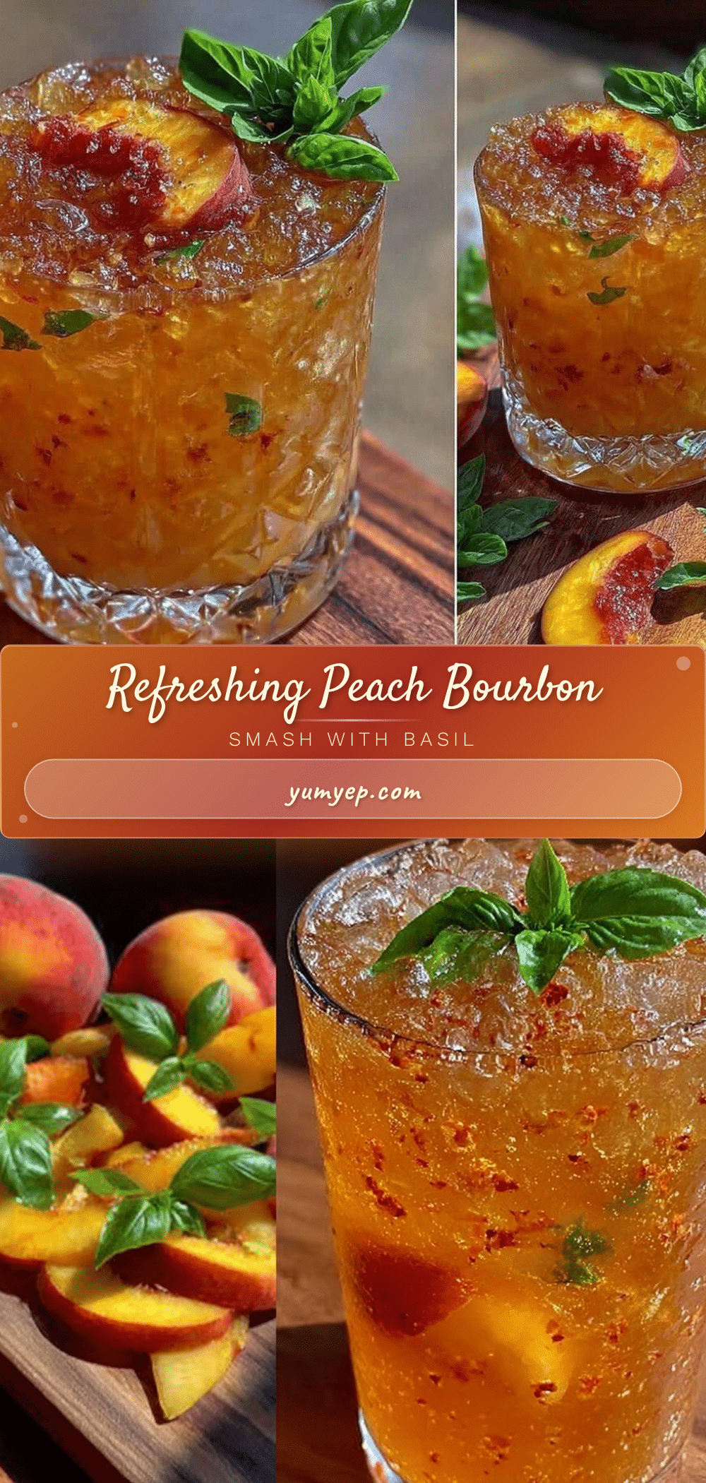 peach bourbon smash recipe
