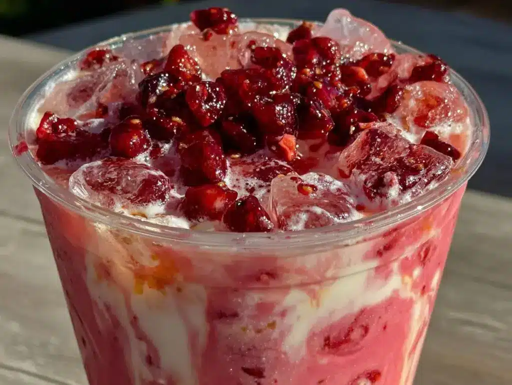 pink drink recipe - featured image