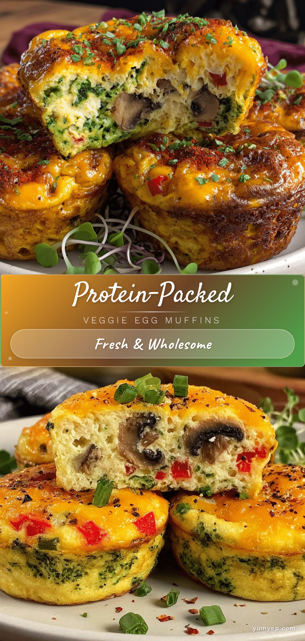 protein-packed veggie egg muffins recipe