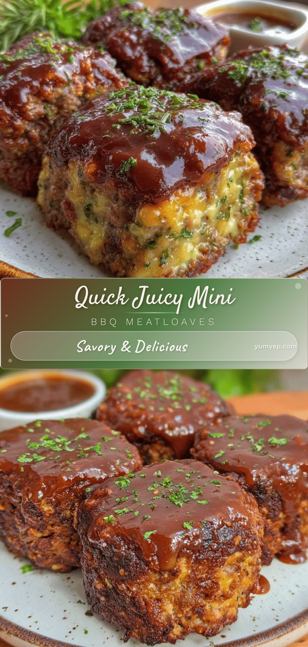 quick juicy mini meatloaves recipe