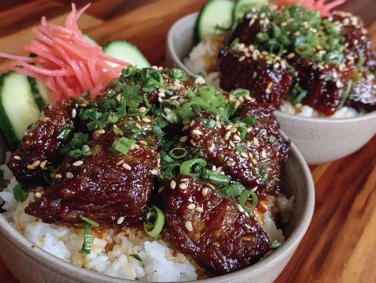 quick savory korean beef bowl preparation steps