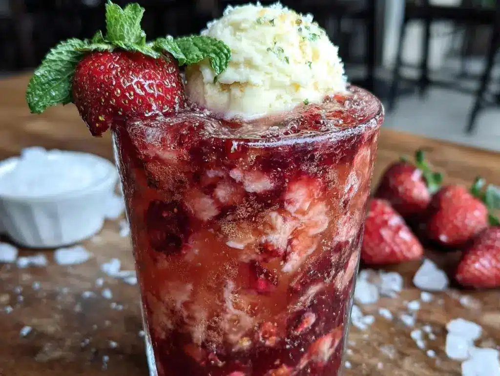Refreshing Strawberry Crunch Punch - featured image