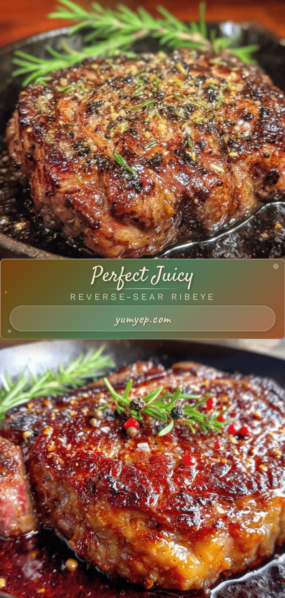 reverse-sear ribeye steak recipe