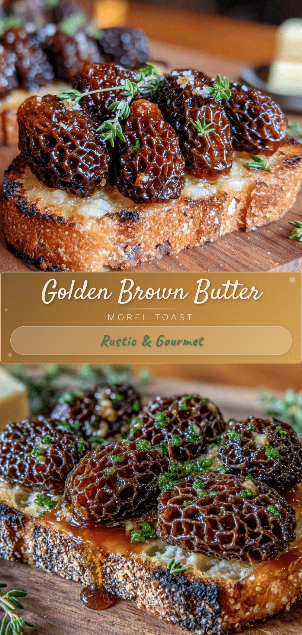 sautéed morel mushrooms brown butter garlic toast recipe