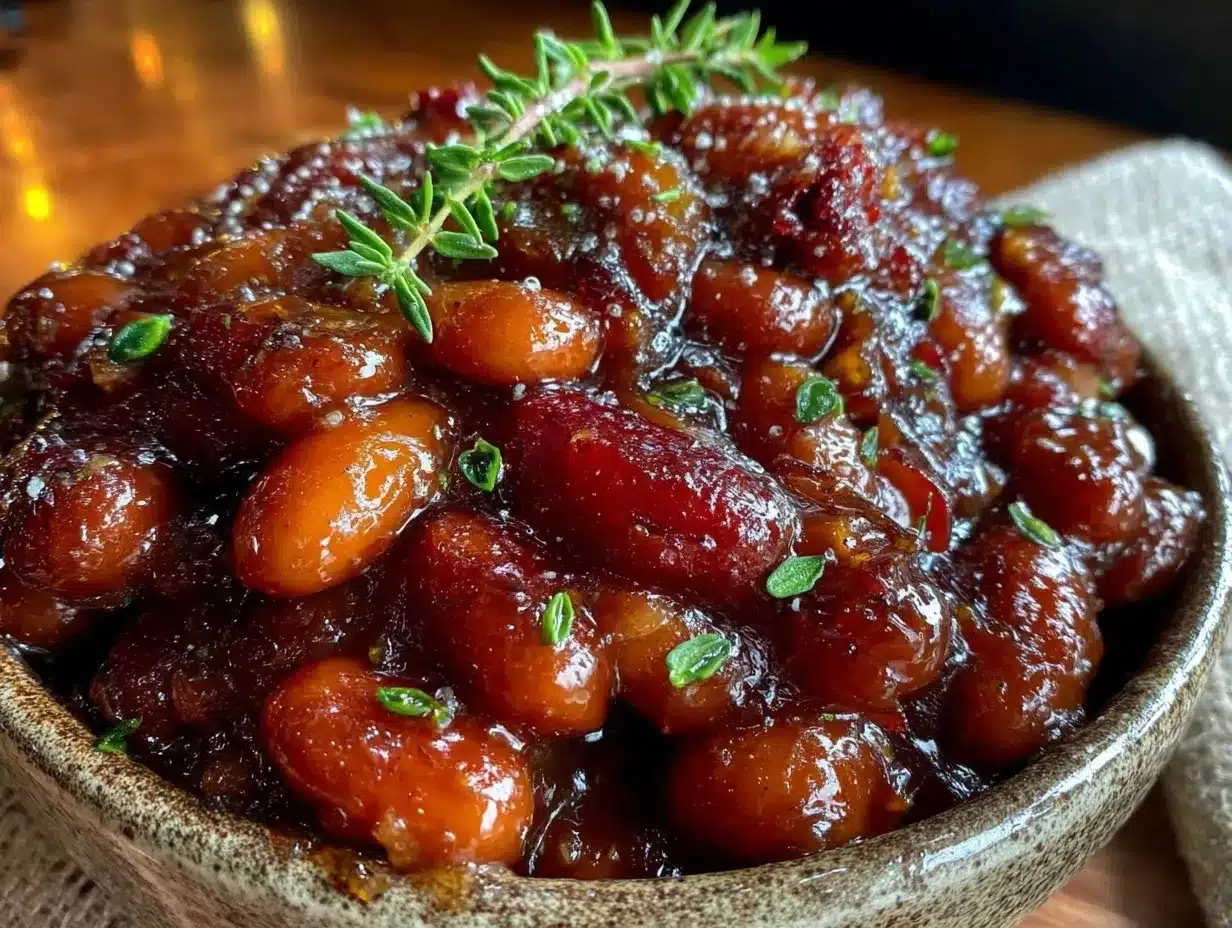 savory vegan baked beans preparation steps