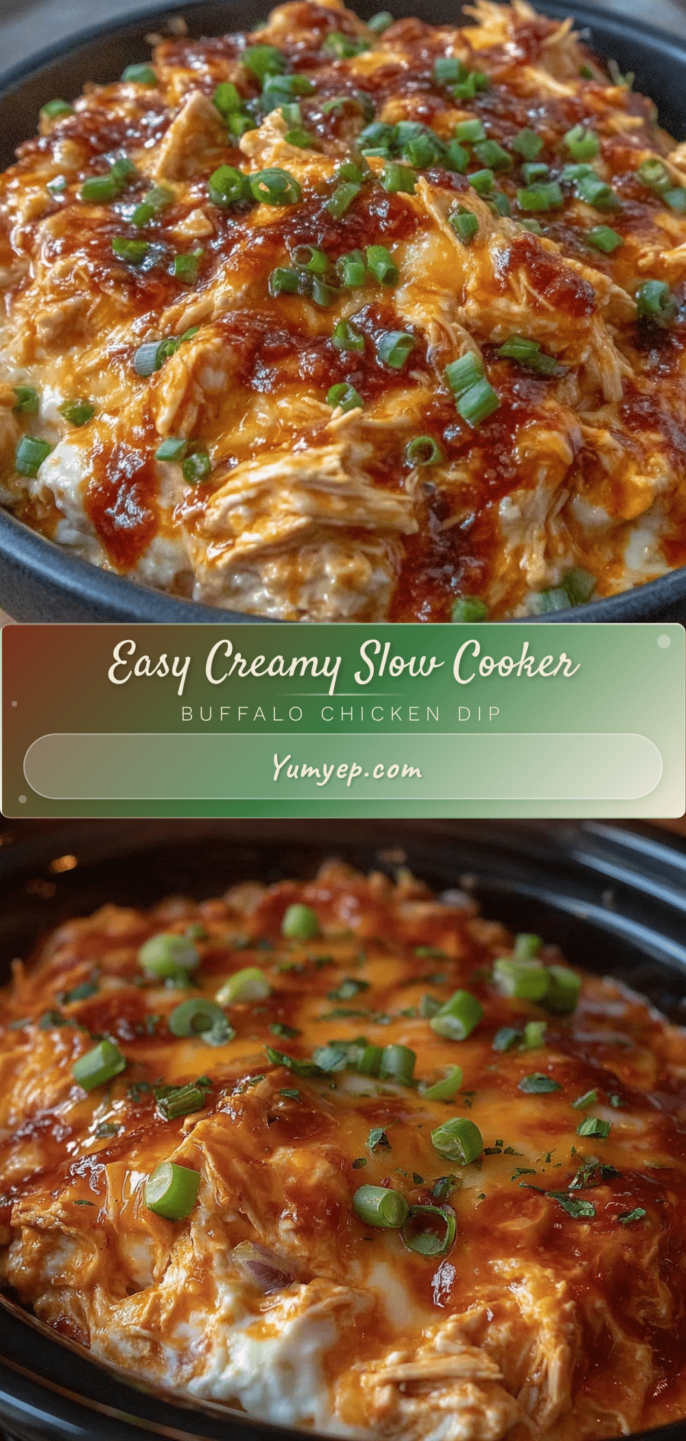 slow cooker buffalo chicken dip recipe