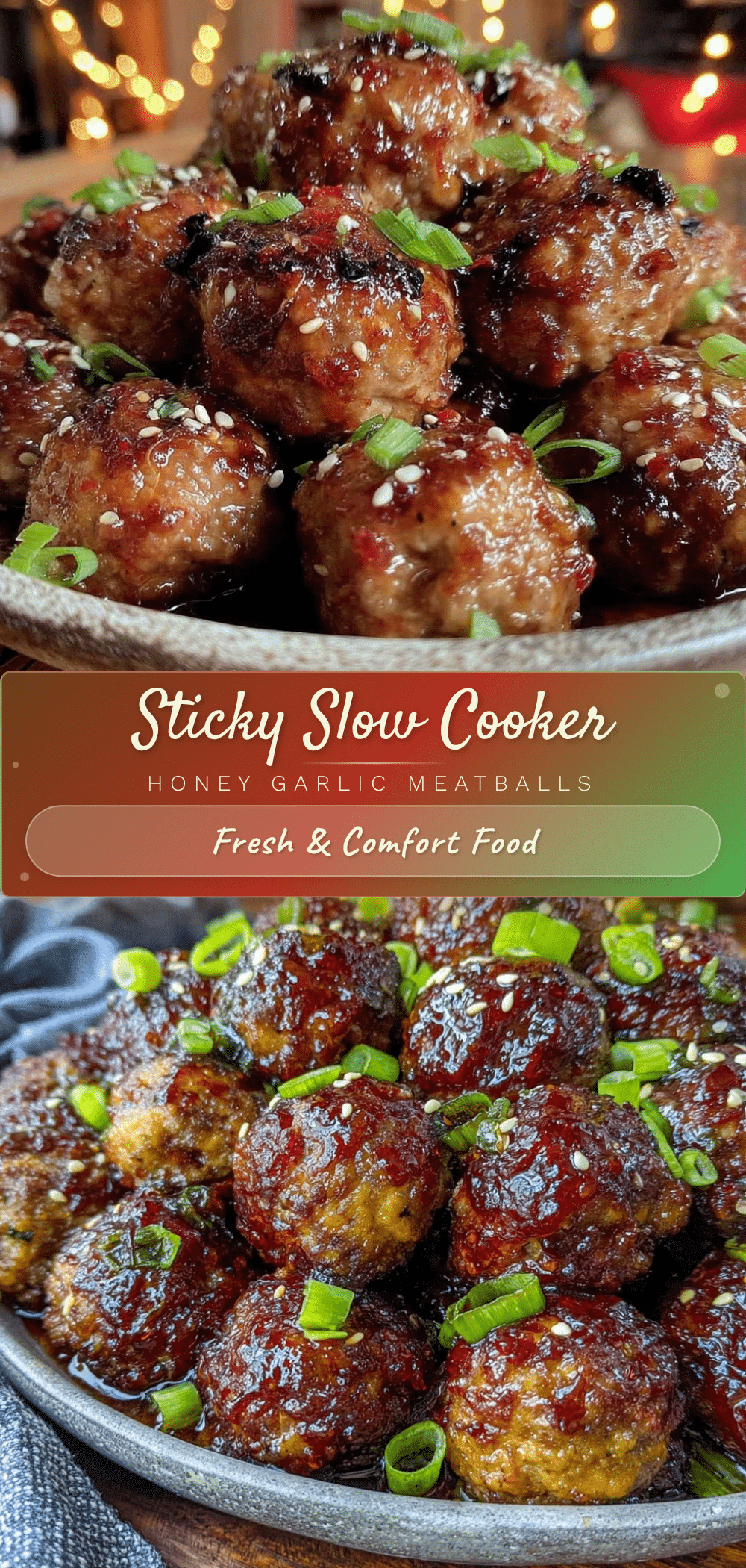 slow cooker honey garlic meatballs recipe