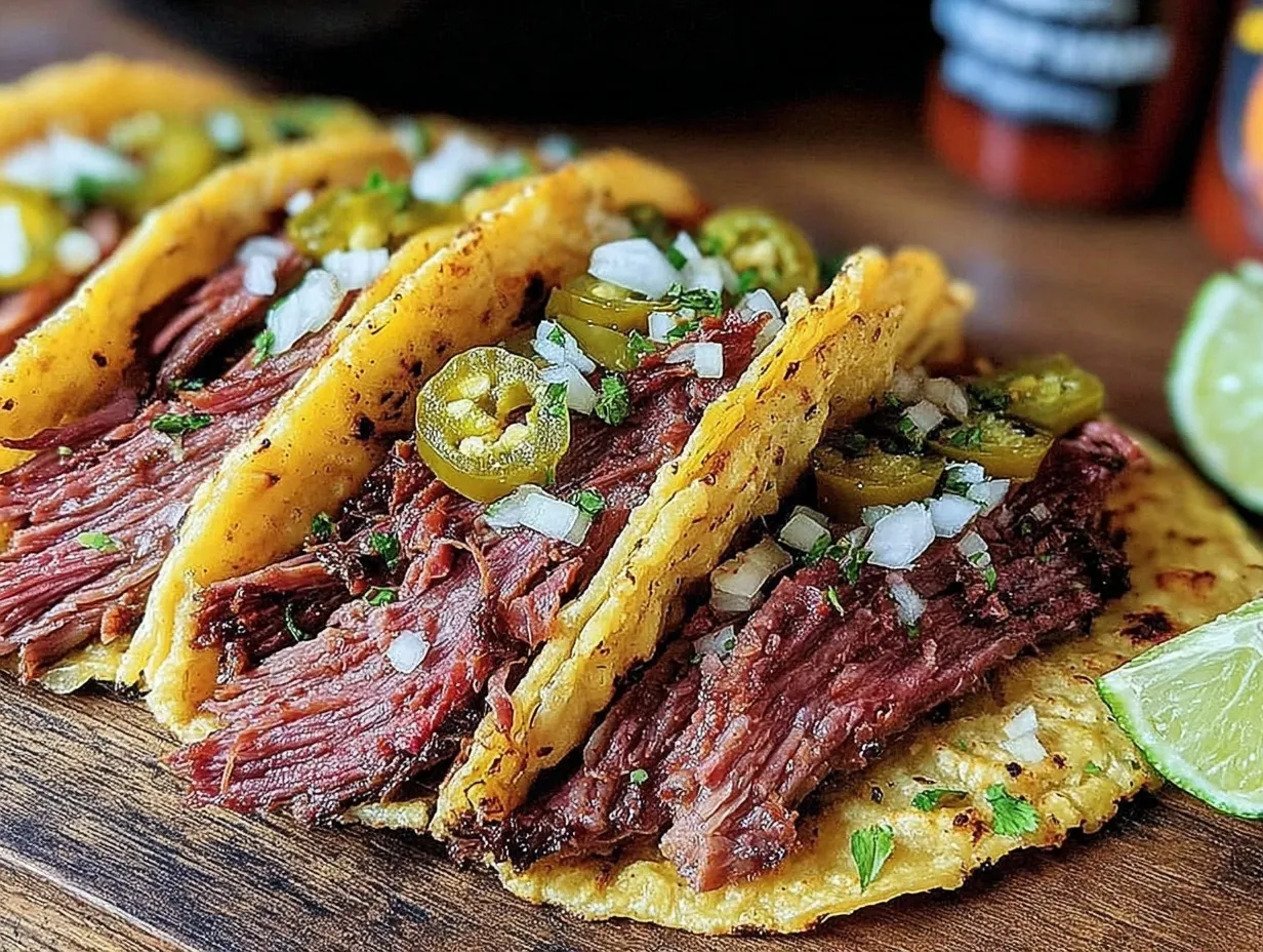 smoked brisket tacos preparation steps