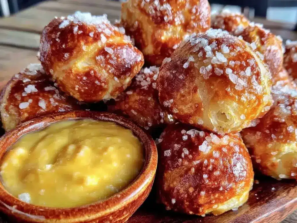 soft pretzel bites - featured image