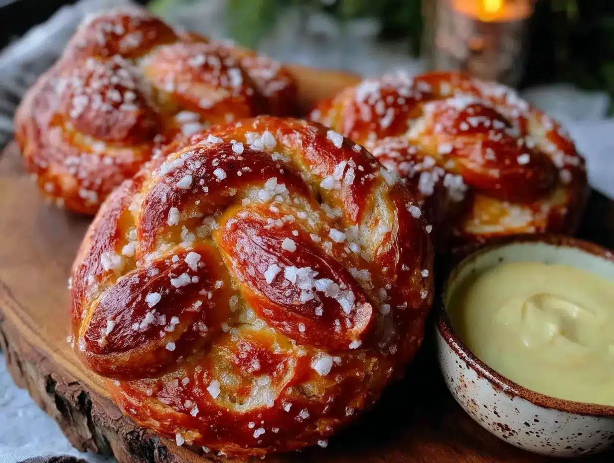 sourdough discard soft pretzels preparation steps