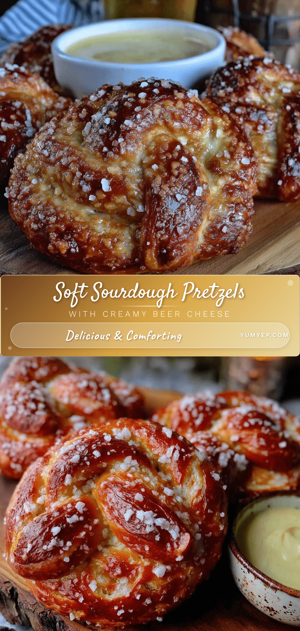 sourdough discard soft pretzels recipe