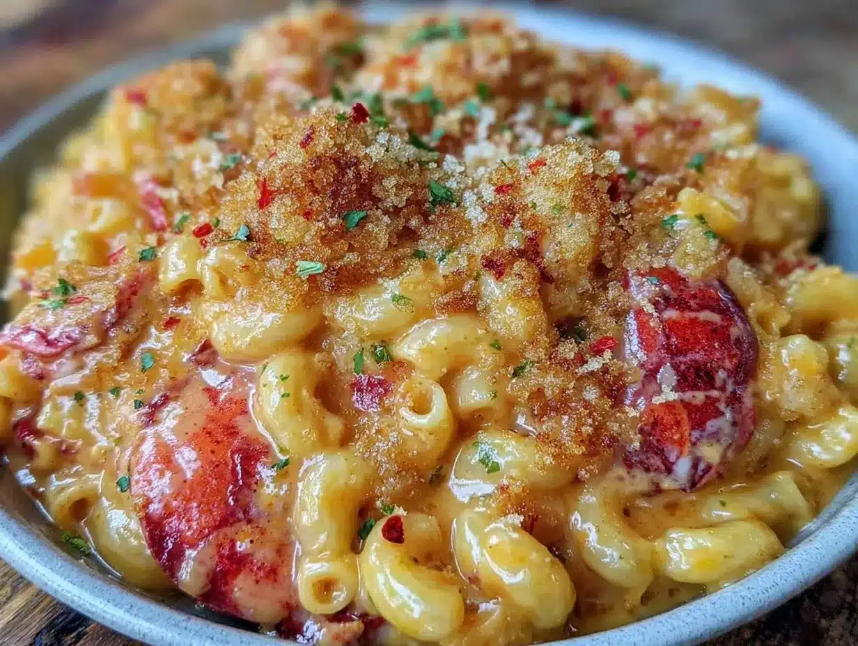 spicy crawfish mac and cheese preparation steps