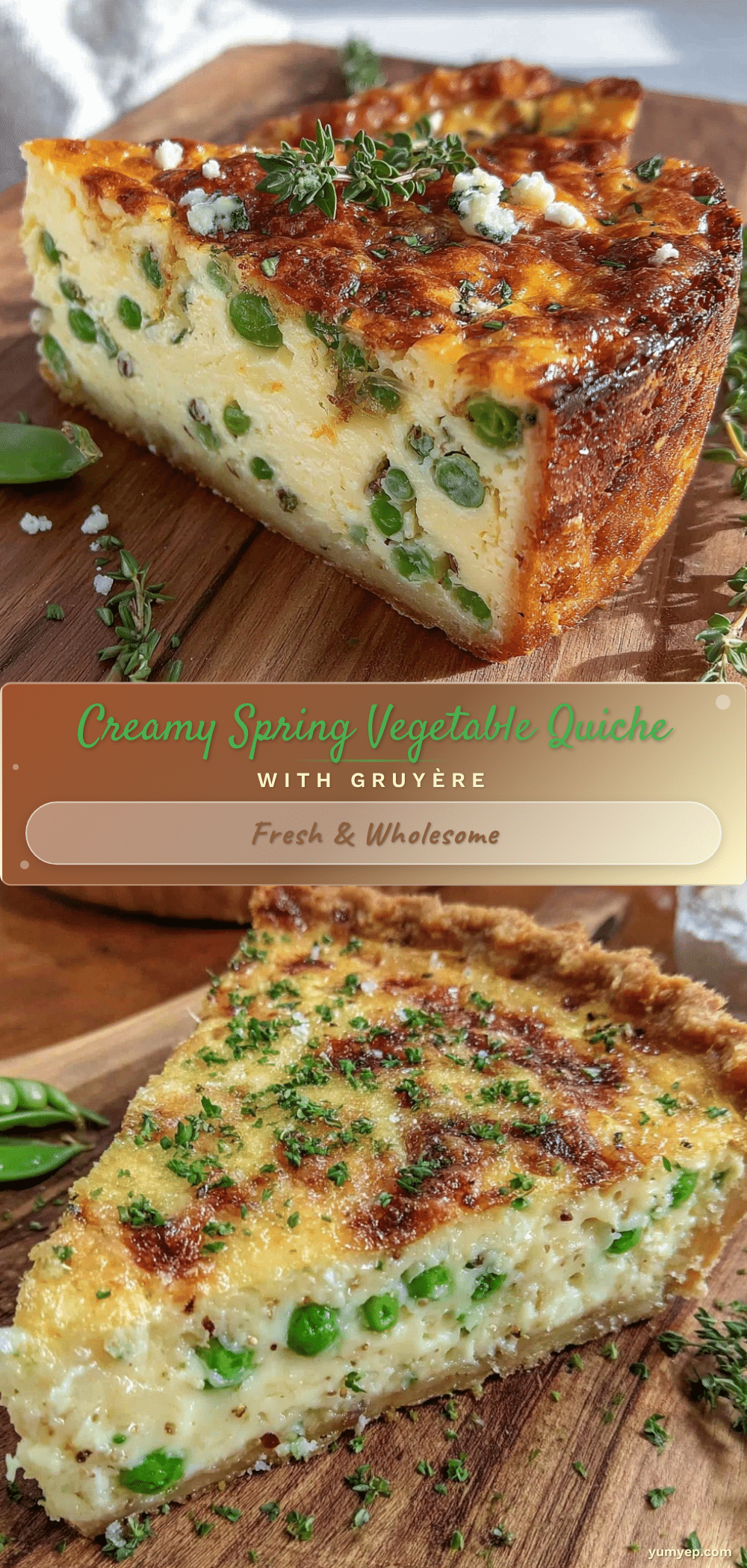 spring vegetable quiche recipe