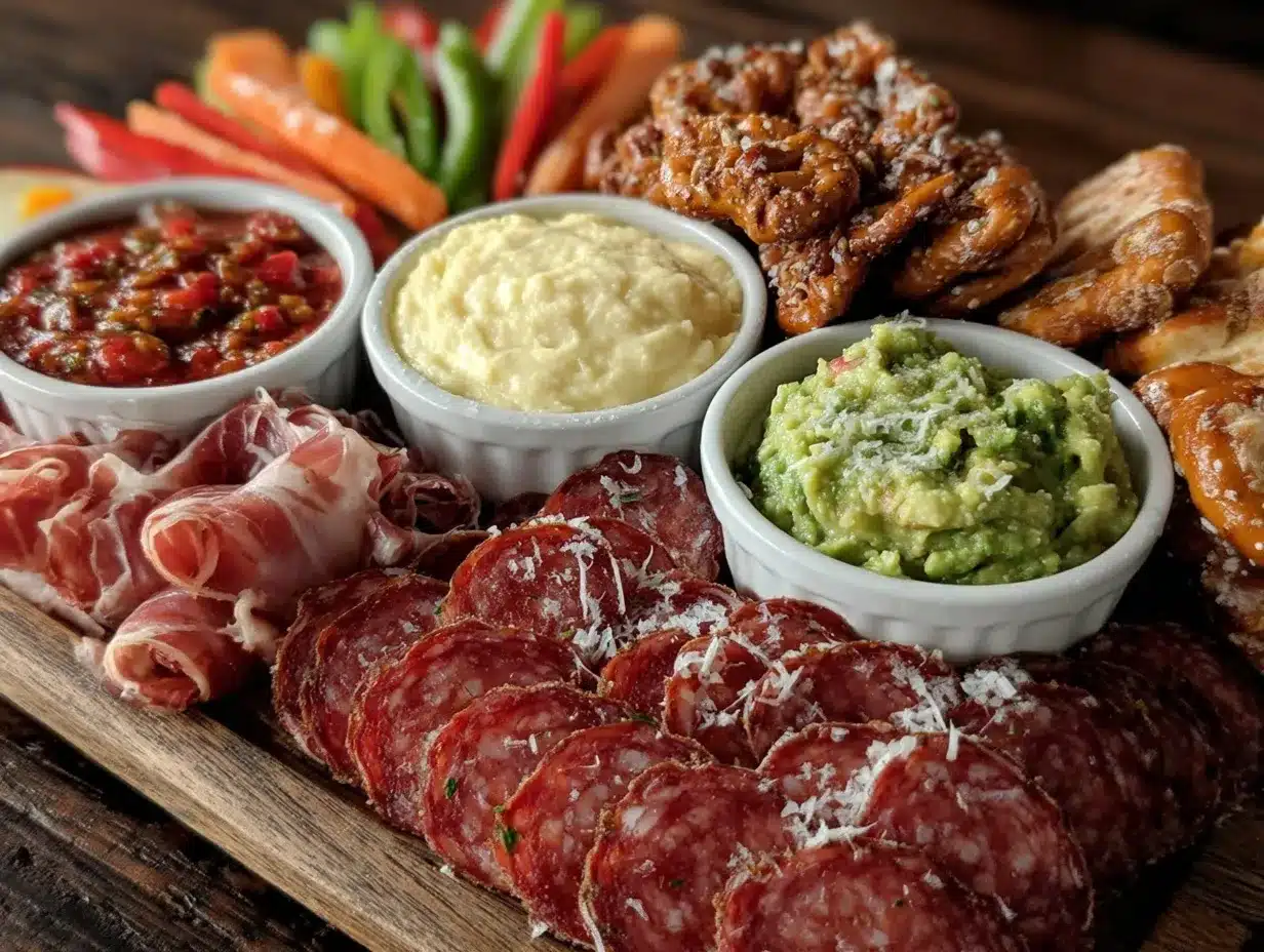 stadium charcuterie preparation steps