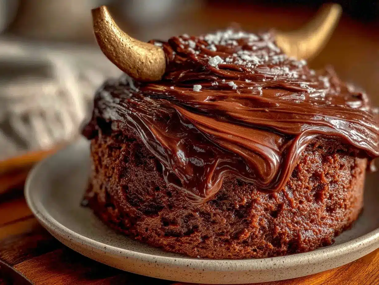 Taurus birthday cake recipe preparation steps