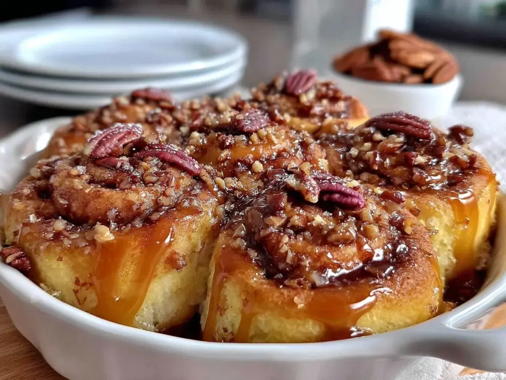 apple pie cinnamon rolls - featured image