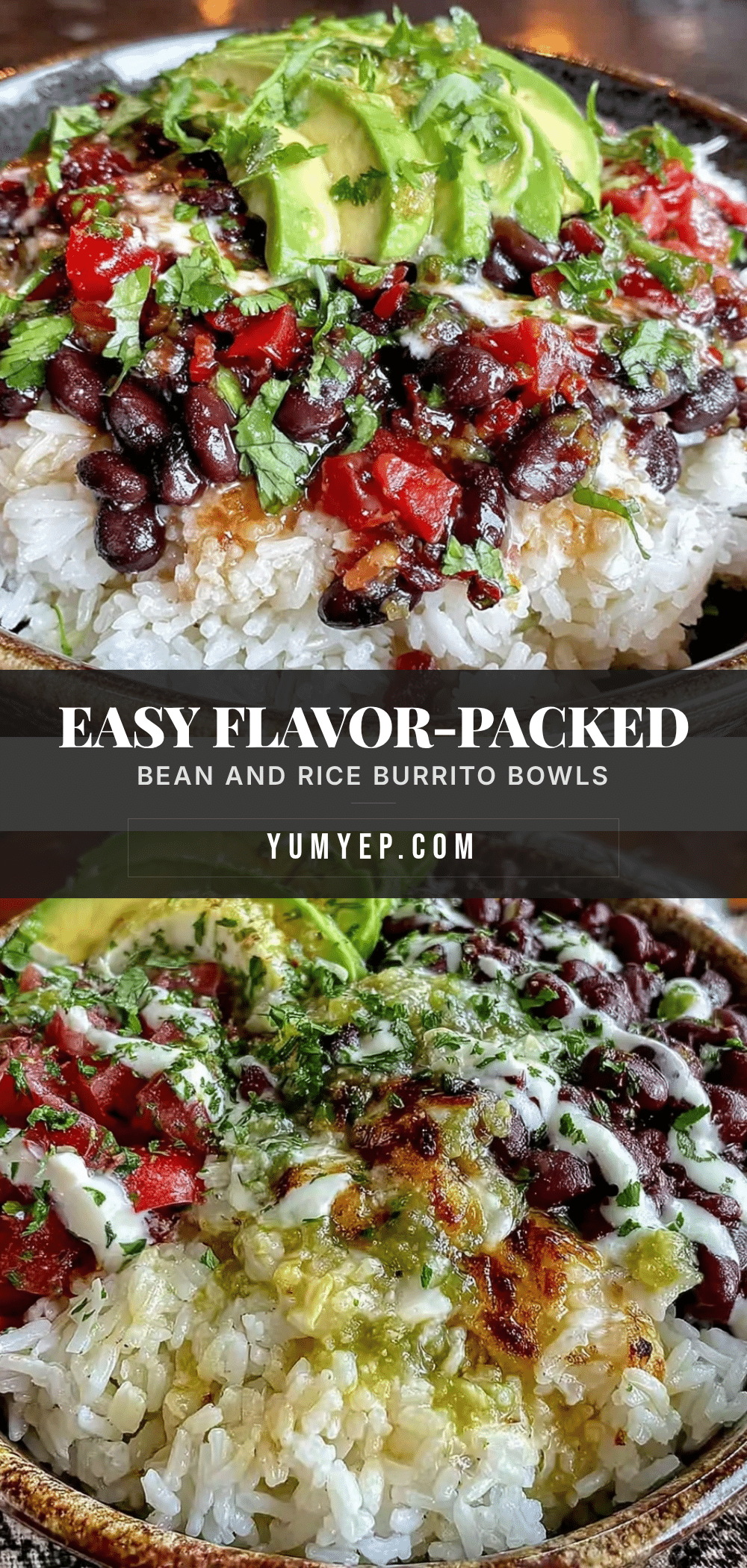 bean and rice burrito bowls recipe