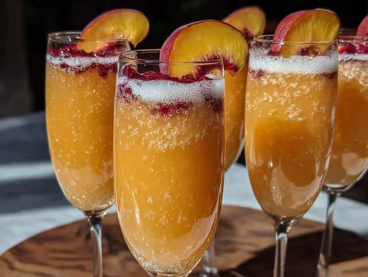 Bellini bar recipe preparation steps