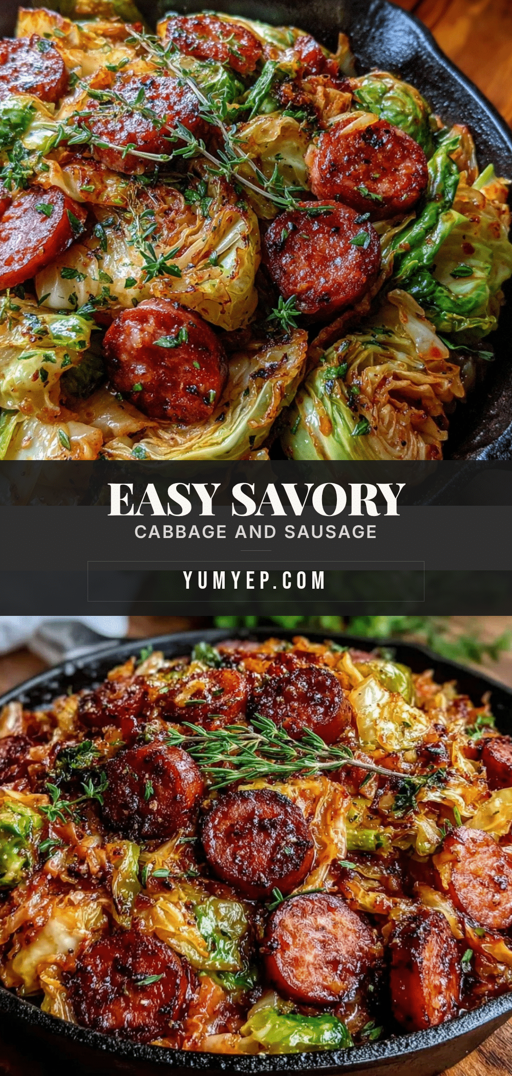 cabbage and sausage skillet recipe