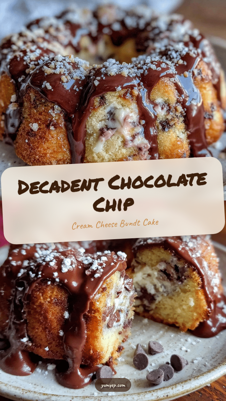 chocolate chip cream cheese bundt cake recipe