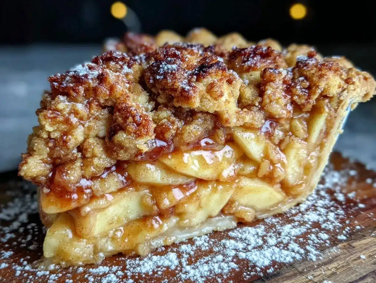 Cozy Dutch Apple Pie preparation steps