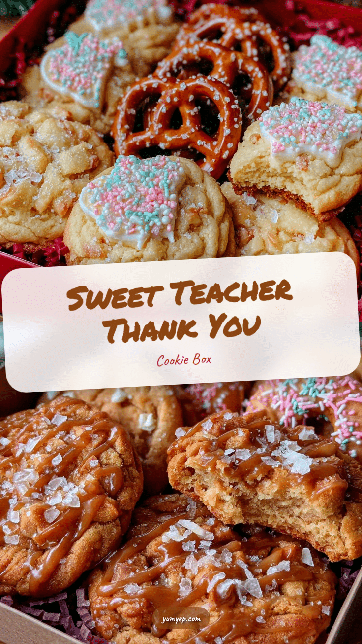 cozy teacher thank you cookie gift box recipe