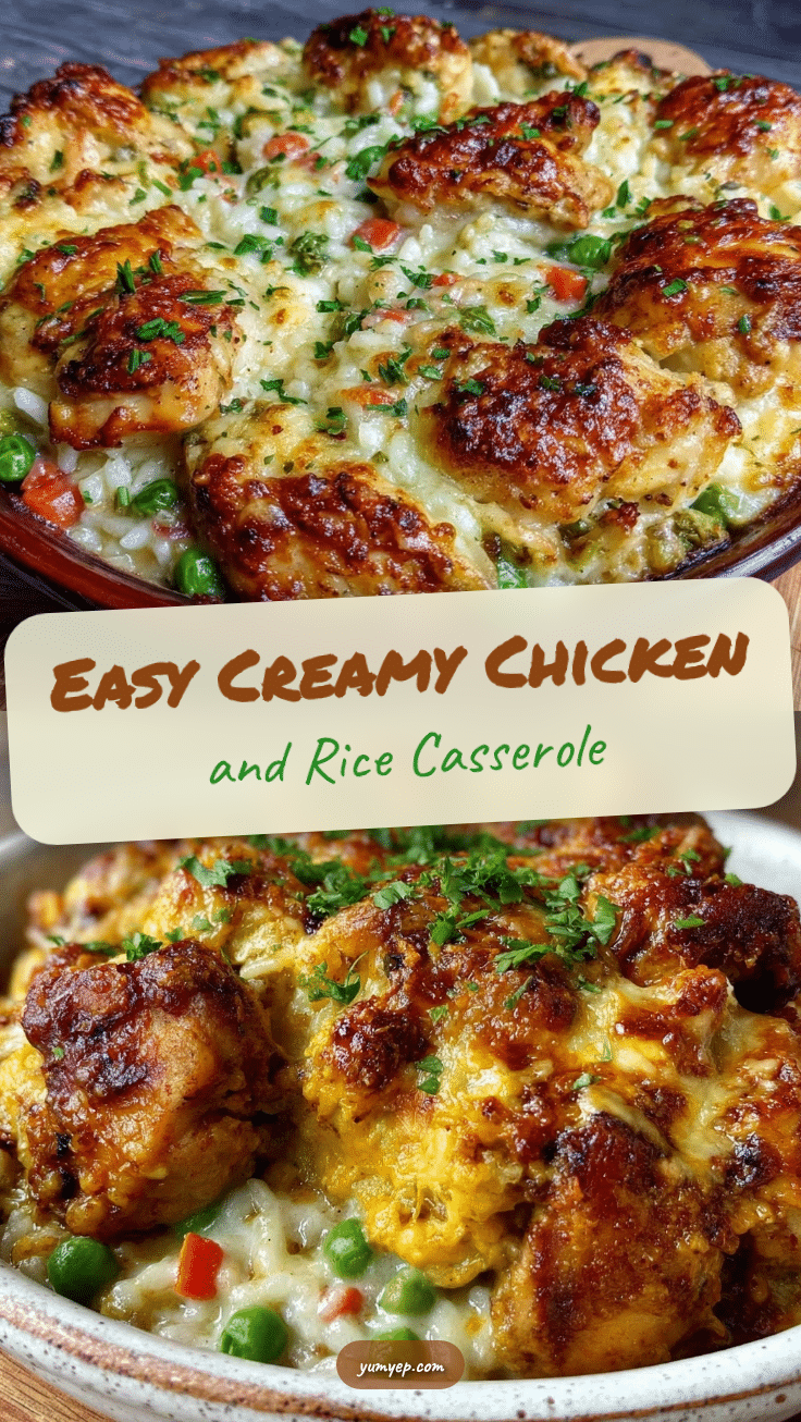 creamy chicken and rice casserole recipe