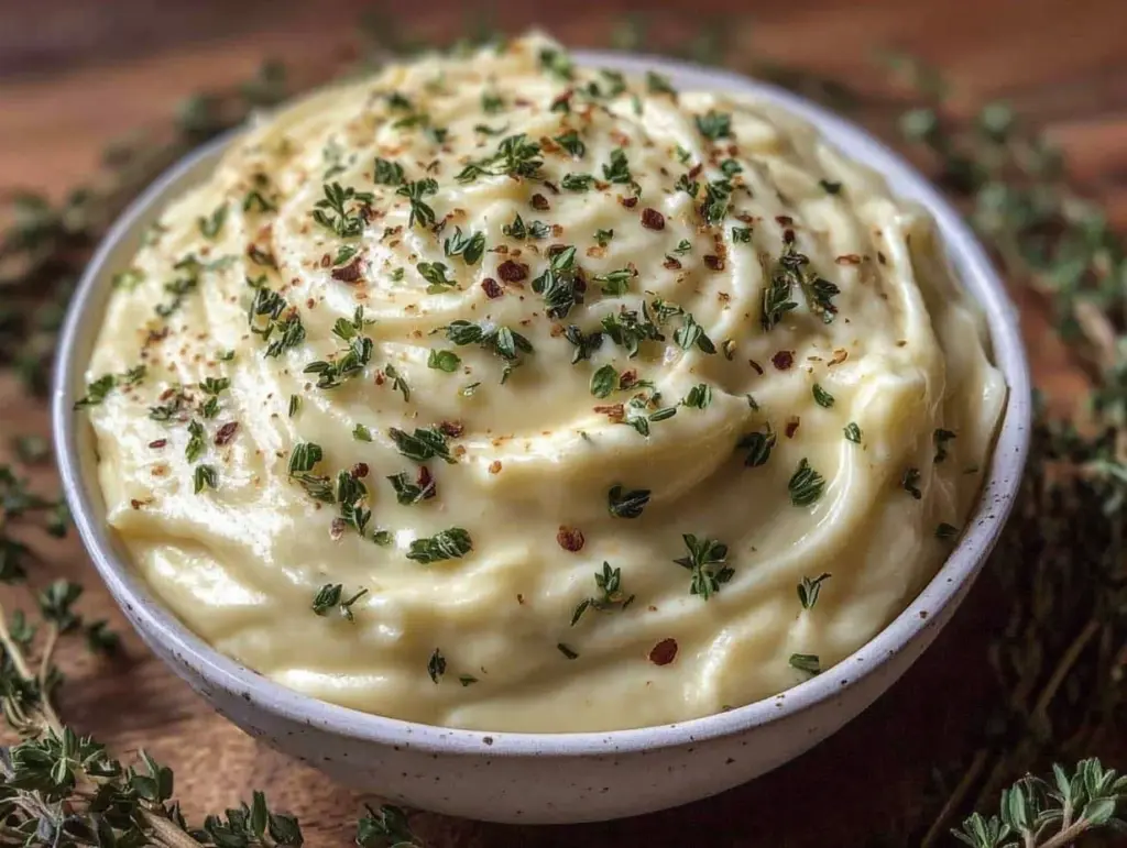 creamy dairy free cashew alfredo sauce - featured image