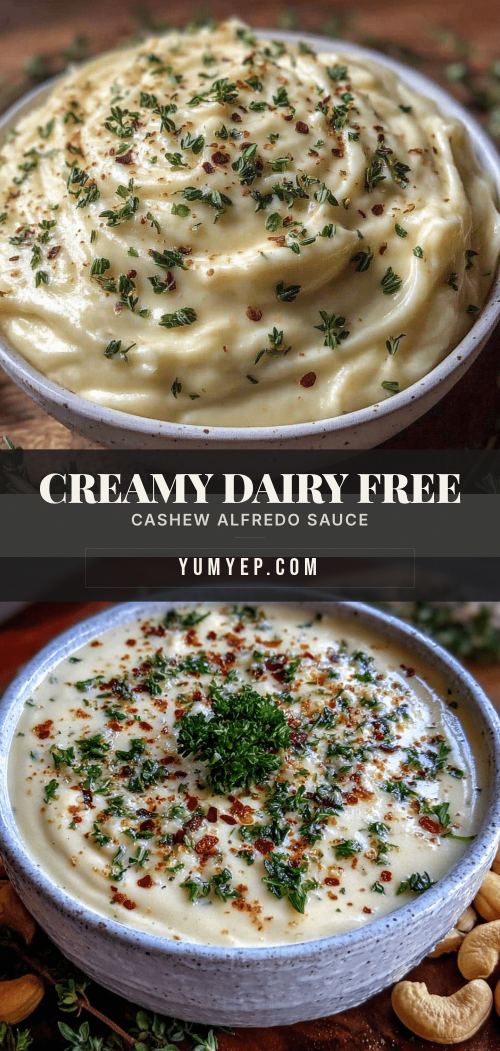 creamy dairy free cashew alfredo sauce recipe