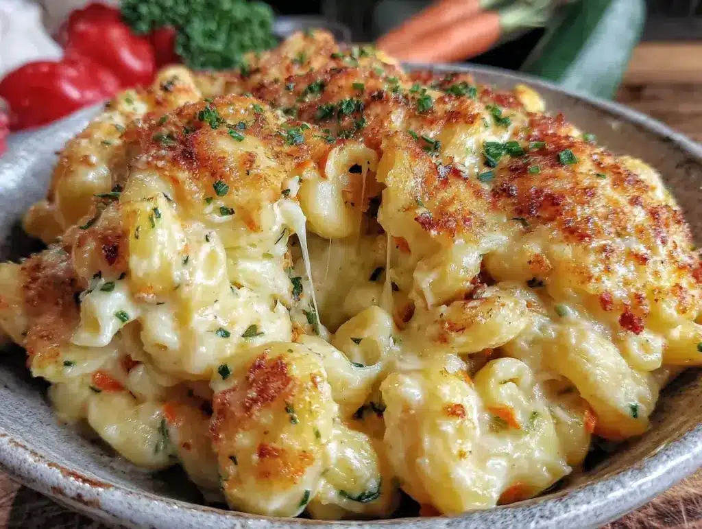 creamy hidden veggie mac and cheese - featured image