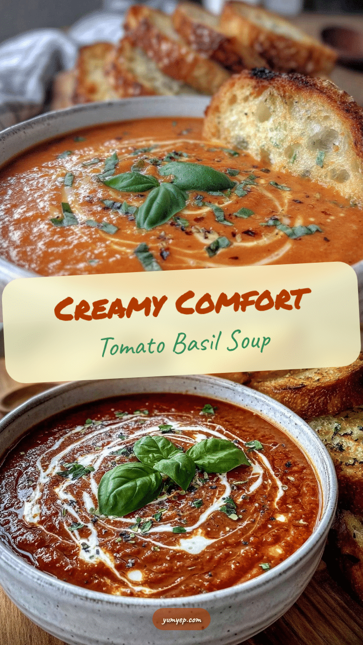 creamy tomato basil soup recipe