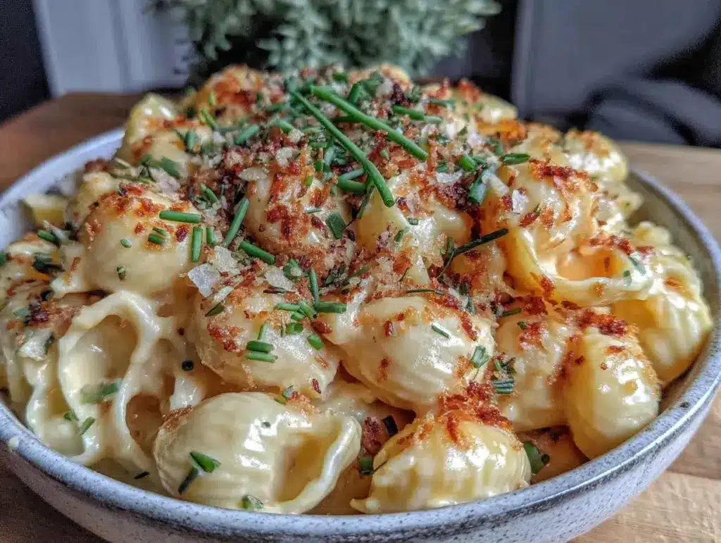 creamy vegan mac and cheese - featured image