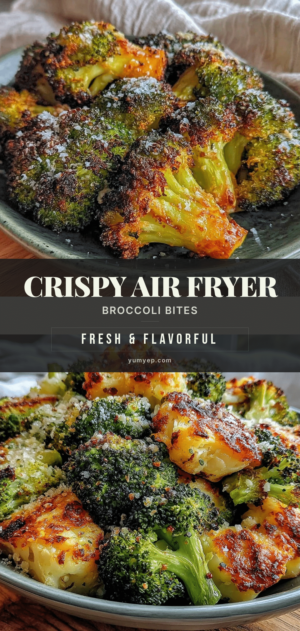 crispy air fryer broccoli bites recipe