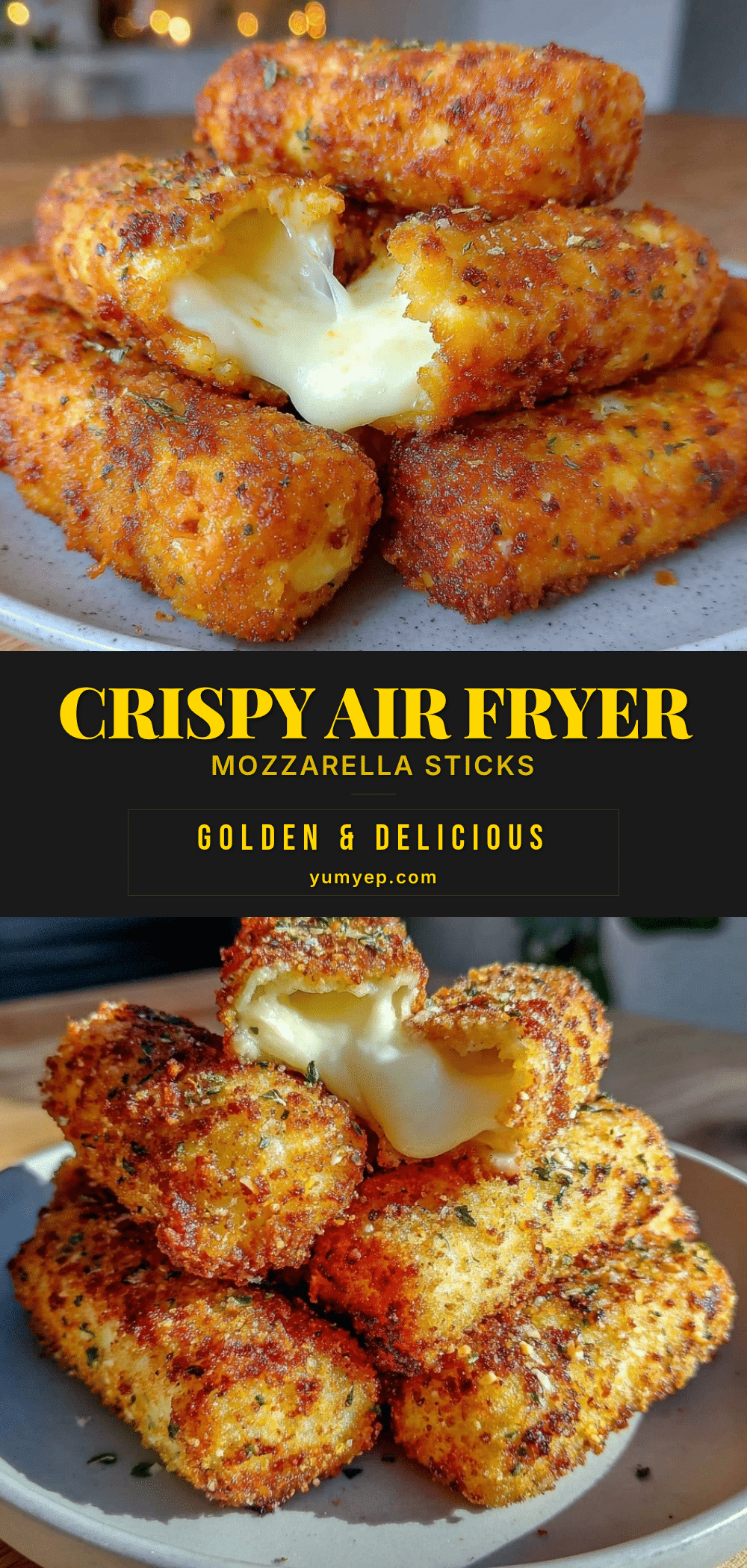 crispy air fryer mozzarella sticks frozen recipe