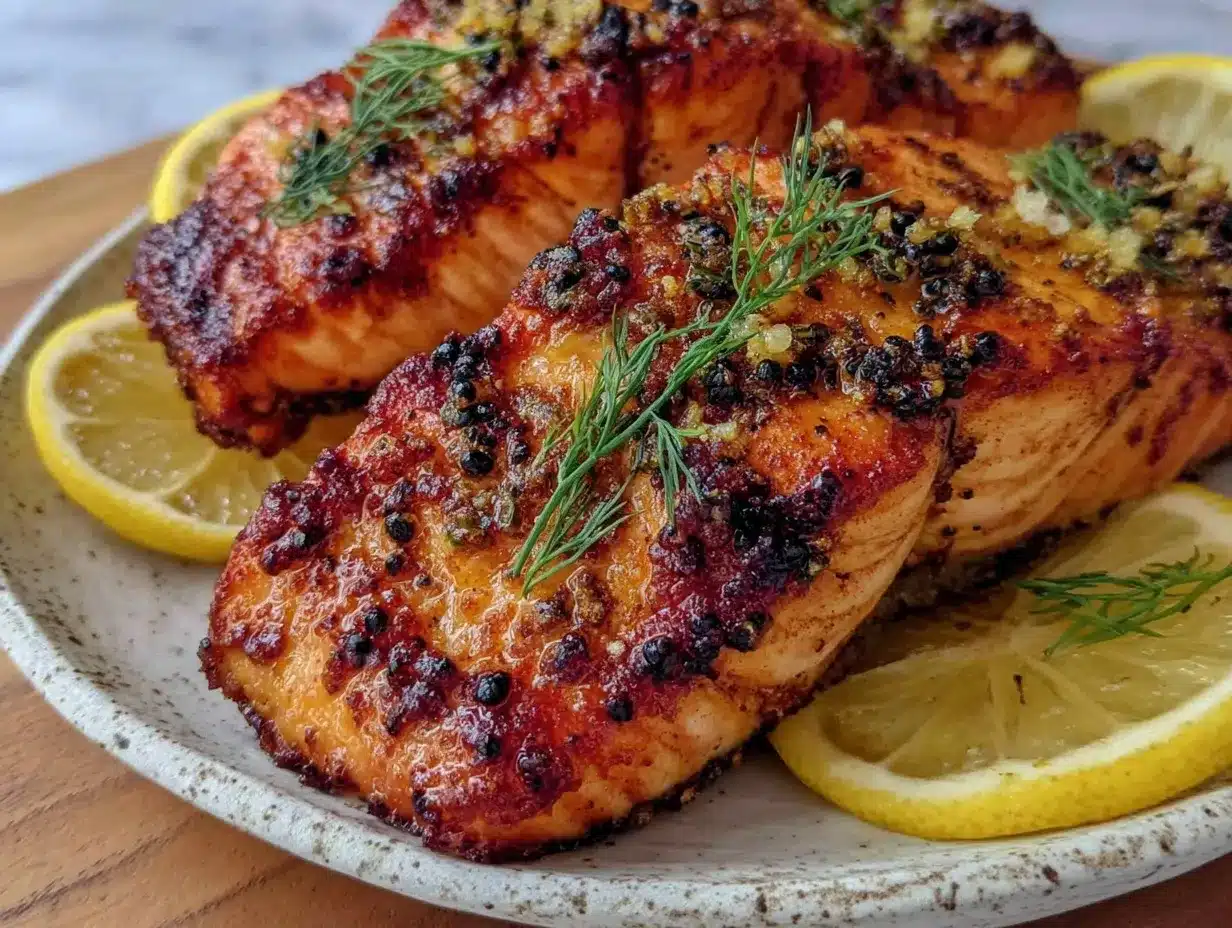crispy air fryer salmon fillets preparation steps