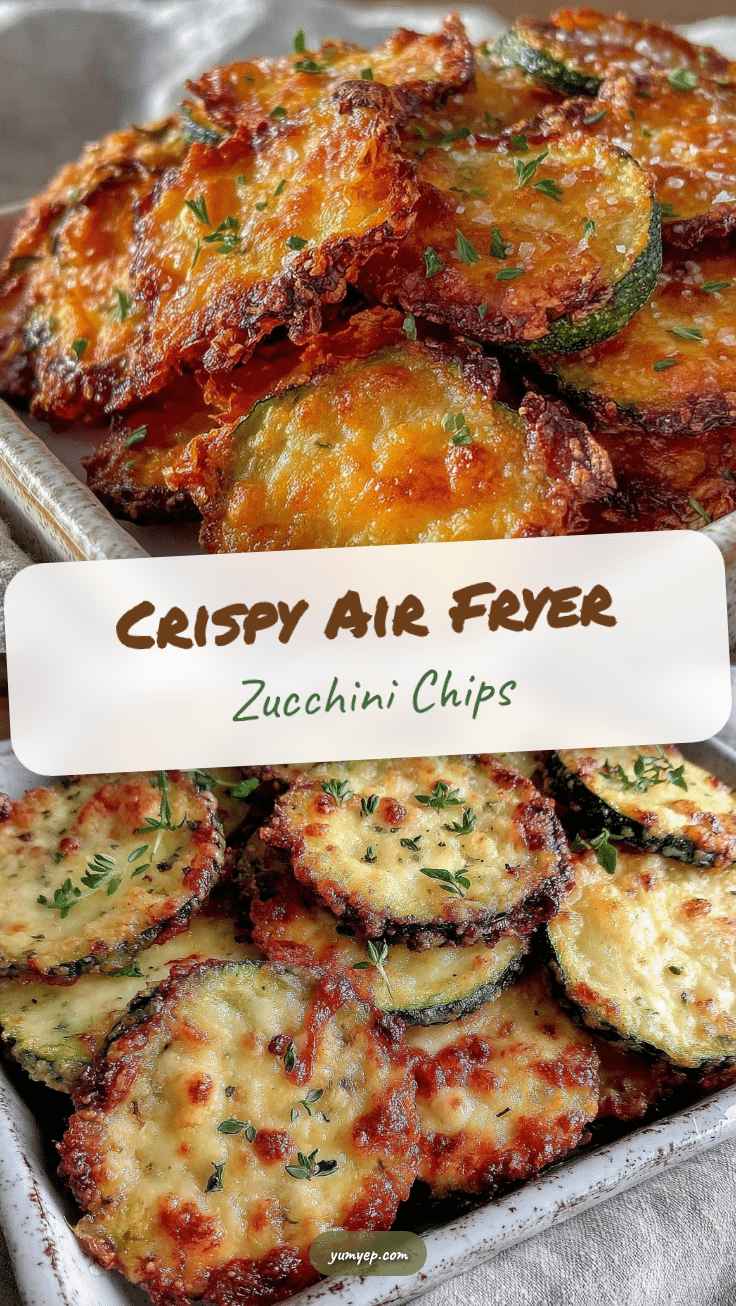 crispy air fryer zucchini chips recipe