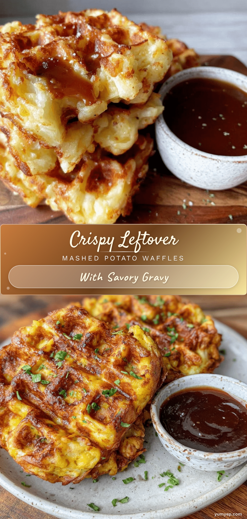 crispy leftover mashed potato waffles recipe