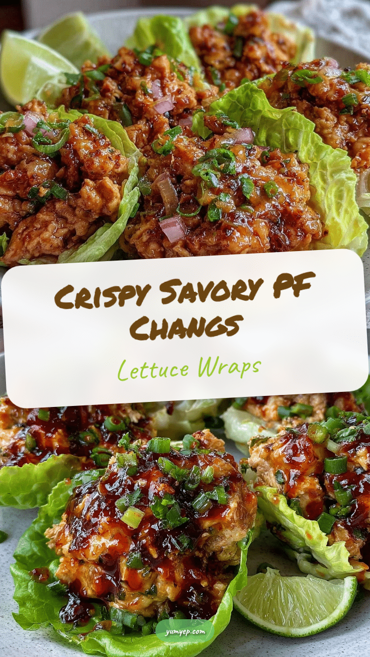 crispy PF Changs lettuce wraps recipe